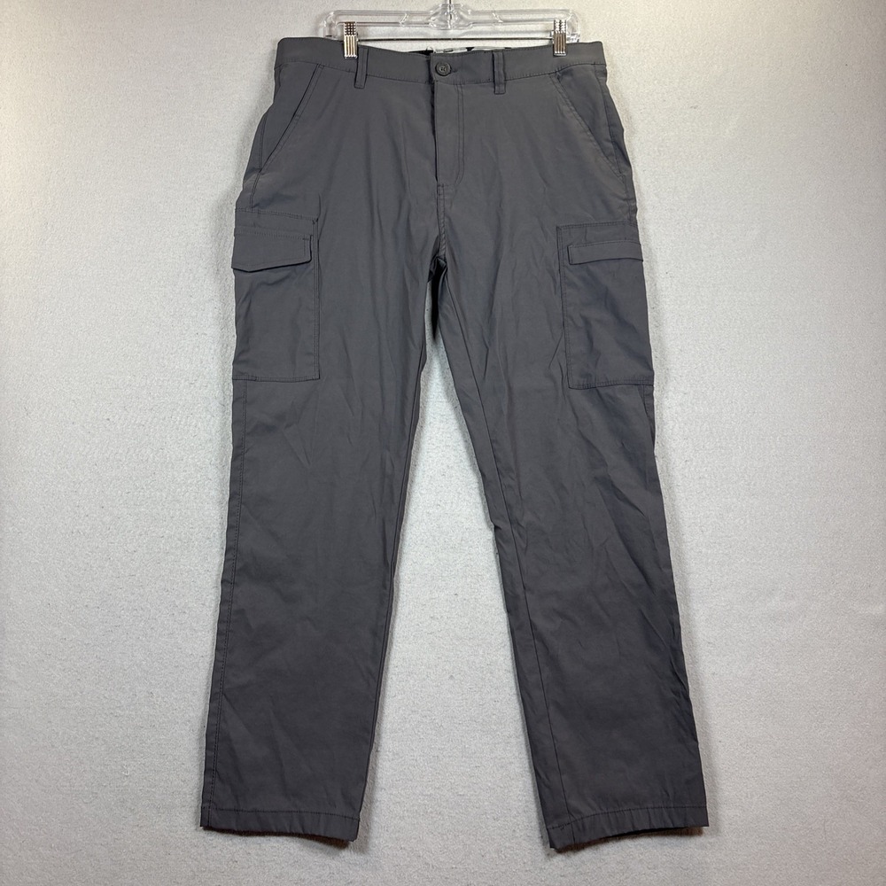 Denali Pants Mens 34x30 Gray Nylon Stretch Hiking Outdoor Lightweight Casual